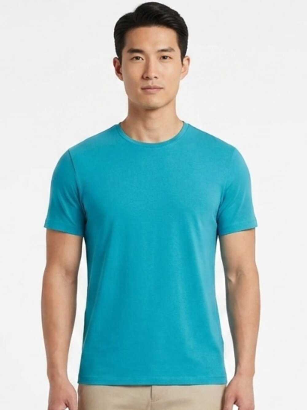 Joe's Jeans Turquoise Cotton Tee NEW- Sz. Med